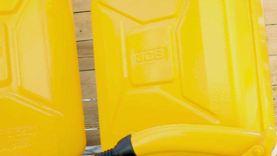 JCB 10L Jerry Can, Heavy-Duty 0.8mm Steel | JCBJCAN10 - 10L Jerry Can — video