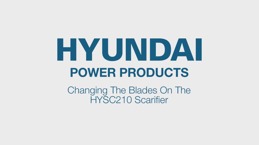 Hyundai 16'' / 40cm 212cc Petrol Lawn Scarifier and Aerator 4-Stroke | HYSC210 — video