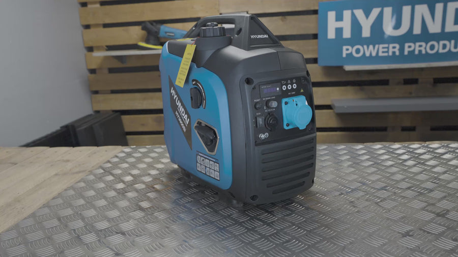 Hyundai 3.3kW / 3300W Inverter Generator, Recoil Start, Pure Sine Wave | HY3900Si — video