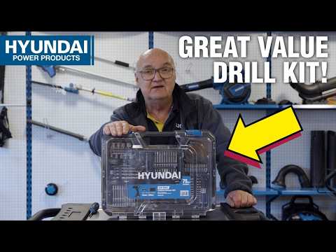Unboxing a Hyundai Drill and Drill Bit Set Great Power Tool Gift