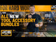 Video showcasing the power tool kit accessory bundles